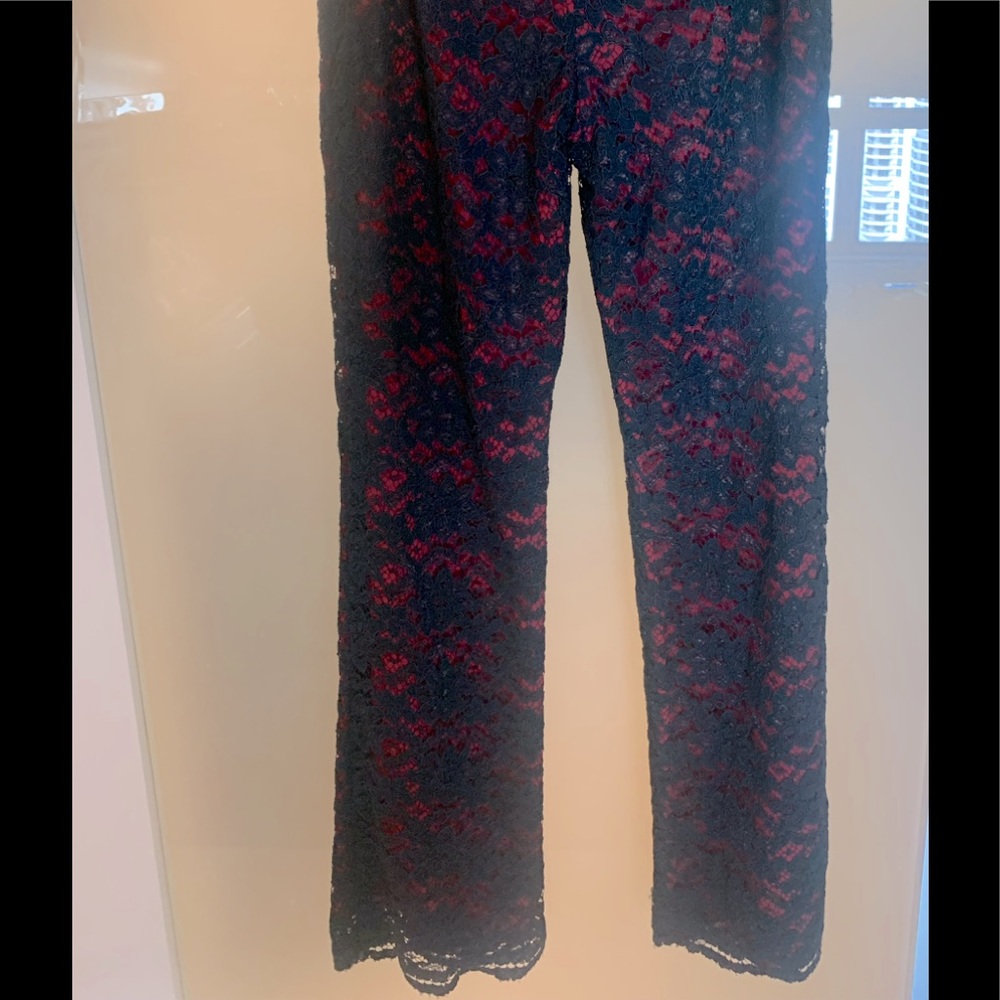 Lace lined pants